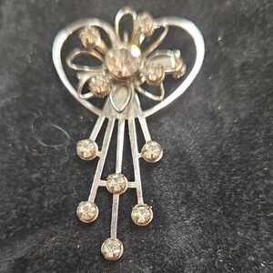 Elegant Silver Heart Pendant